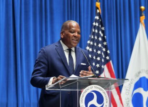Stephen Benjamin, Biden-Harris Administration Senior Advisor and Director of the Office of Public Engagement makes remarks at DBE and ACDBE Program Final Rule Announcement.